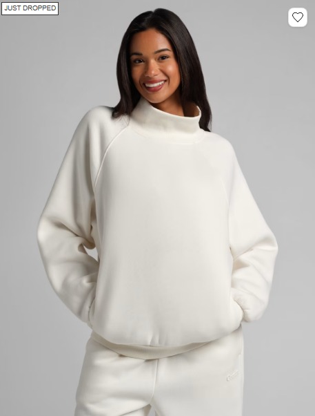 Basic Mock Neck Sweatshirt